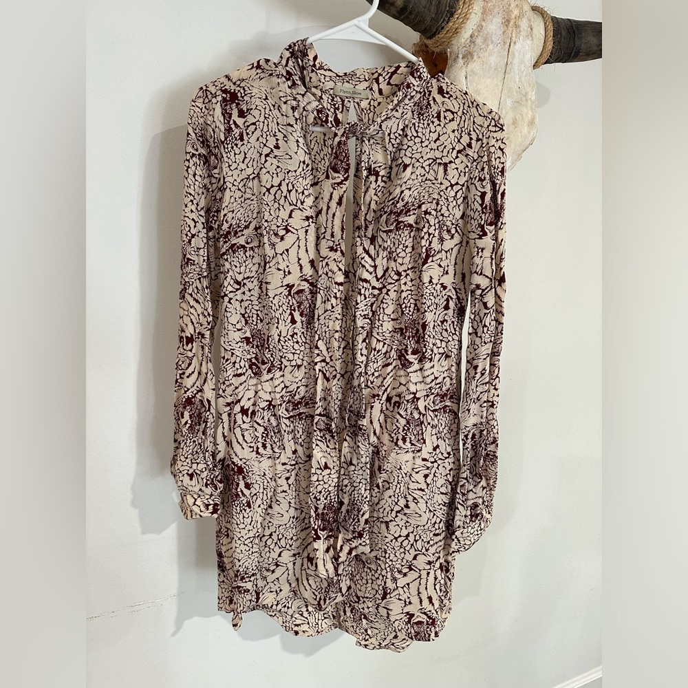 Flynne sky mini dress size small